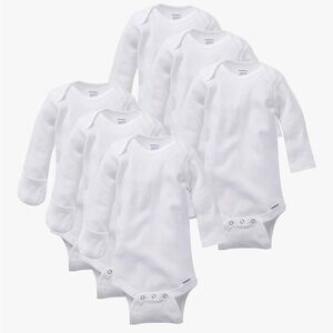 Gerber Unisex Premie Onesies - Long Sleeve w Mitten Cuffs